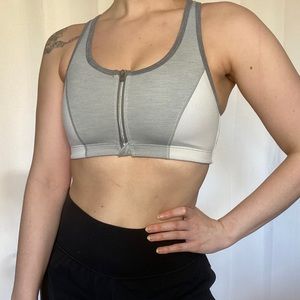 Athleta Zip It Sports Bra XS